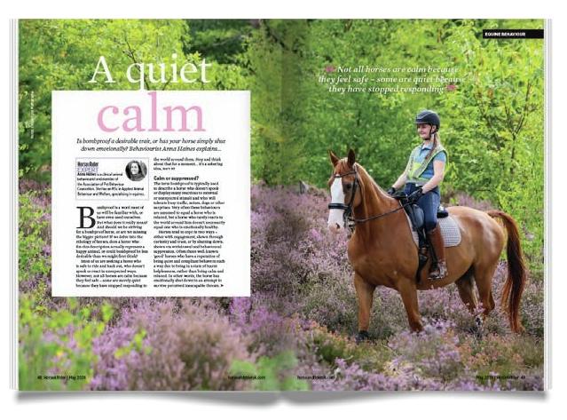 Welcome to the May 2026 issue | Horse&Rider Magazine - UK equestrian