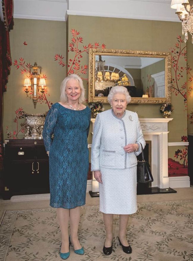 THE QUEEN'S 'BEST FRIEND' AND CONFIDANTE ANGELA KELLY LIFTS THE LID ON LIFE WITH HER MAJESTY IN THE WINDSOR CASTLE 'H.M.S. BUBBLE'