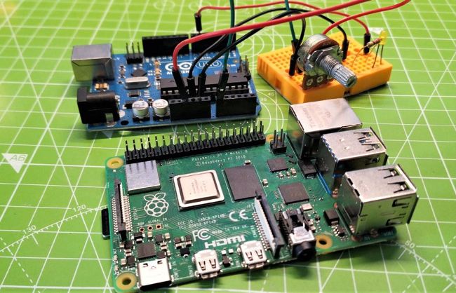 Arduino to Pi GPIO comms using Python | Linux Format December 2022