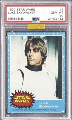 rare star wars cards 1977 Topps Design Topps Edition - All Graded Gem Mint 10 Condition 1977 Topps Star Wars Wonder