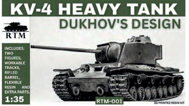 KV-4 HEAVY TANK DUKHOV’S DESIGN | Military Modelcraft International ...