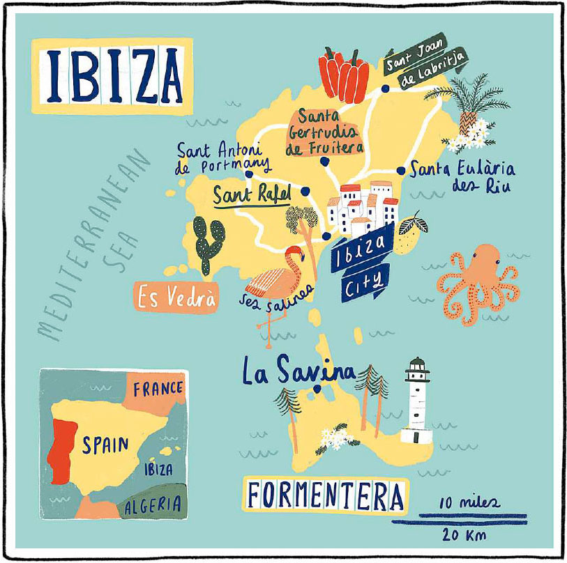 Ibiza Club Map