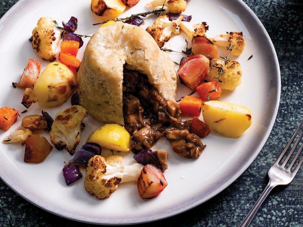 Mushroom Suet Pudding With Horseradish Sauce Pocketmags Com