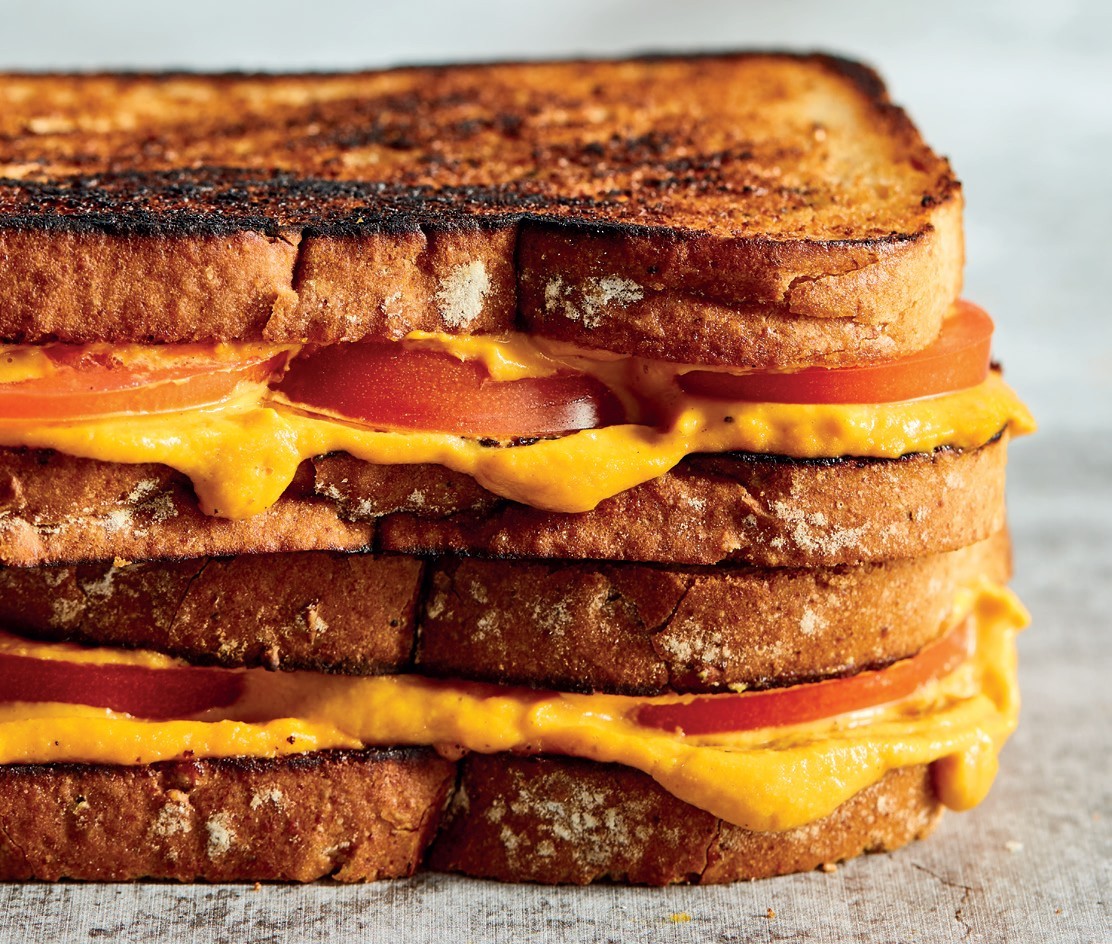 Golden Grilled Cheese with Tomato | Pocketmags.com