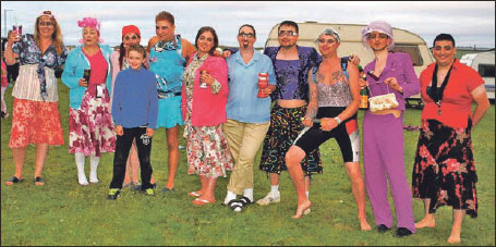 Camping Cross Dressers Raise Funds And Eyebrows Pocketmags Com