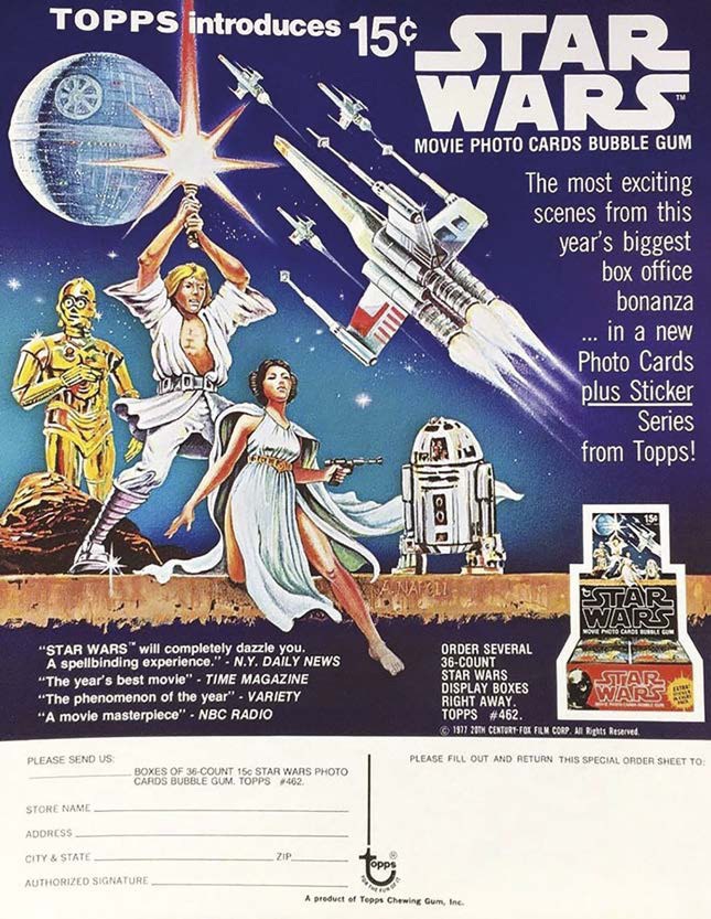 1977 topps star wars series 4