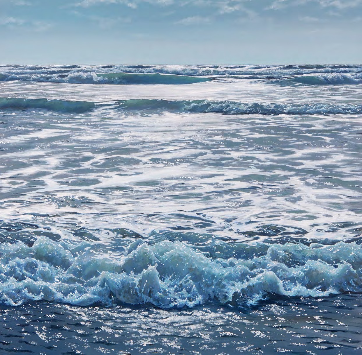 to paint realistic seacapes in acrylics Realistic Ocean Oil Painting